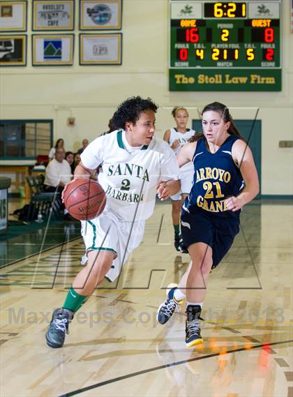 Thumbnail 3 in Santa Barbara vs Arroyo Grande (Santa Barbara Tournament of Champions) photogallery.