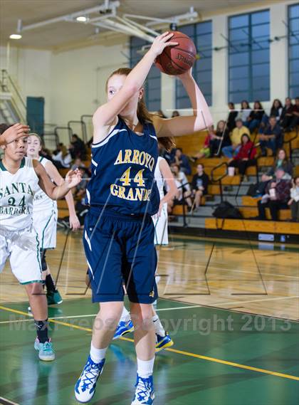 Thumbnail 3 in Santa Barbara vs Arroyo Grande (Santa Barbara Tournament of Champions) photogallery.