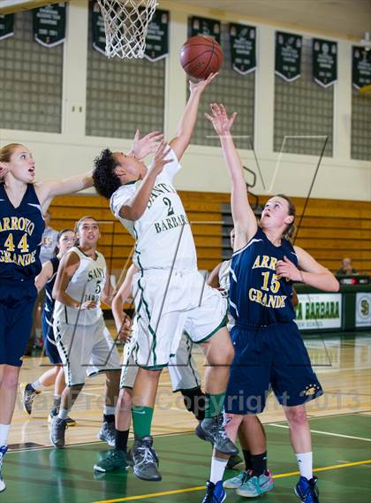 Thumbnail 1 in Santa Barbara vs Arroyo Grande (Santa Barbara Tournament of Champions) photogallery.
