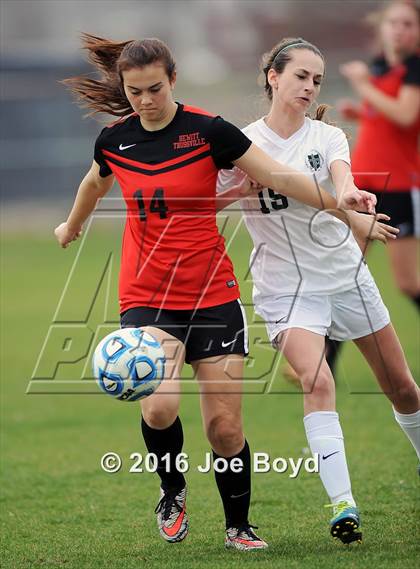 Thumbnail 2 in Hewitt-Trussville vs. Pope John Paul II (Southern Invitational Shootout 2016) photogallery.