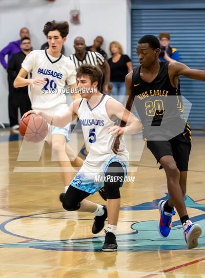 Thumbnail 1 in Bakersfield Christian @ Palisades (CIF SoCal D4 Regional Final) photogallery.