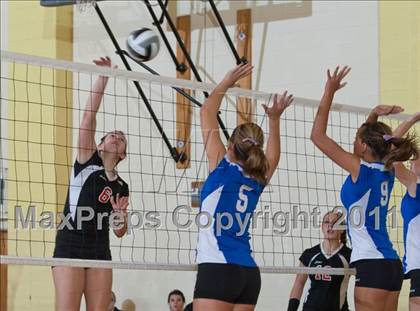 Thumbnail 3 in Waldron vs Edinburgh (IHSAA Volleyball Sectionals) photogallery.
