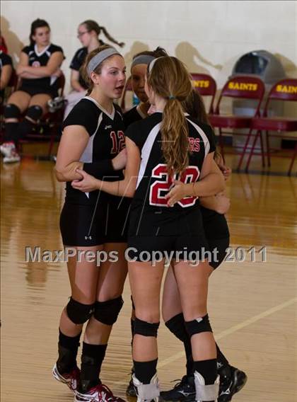 Thumbnail 3 in Waldron vs Edinburgh (IHSAA Volleyball Sectionals) photogallery.