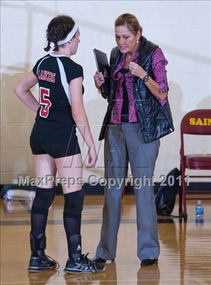Thumbnail 3 in Waldron vs Edinburgh (IHSAA Volleyball Sectionals) photogallery.