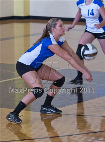 Thumbnail 2 in Waldron vs Edinburgh (IHSAA Volleyball Sectionals) photogallery.