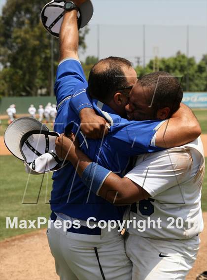 Thumbnail 2 in Riverside Prep vs. Nuview Bridge (CIF SS Division 7 Final) photogallery.