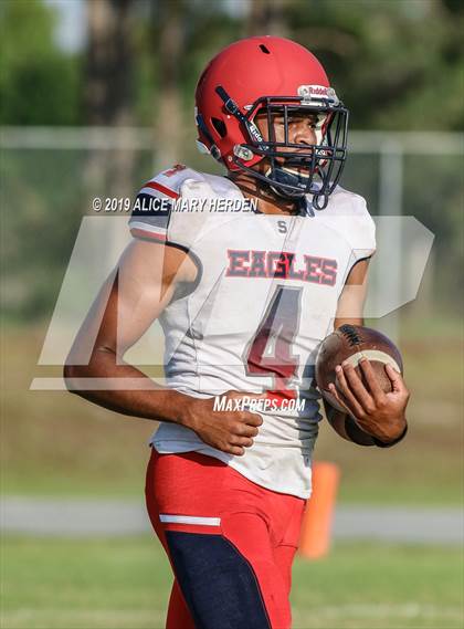 Thumbnail 3 in Springstead vs. Dunnellon (Spring Scrimmage) photogallery.