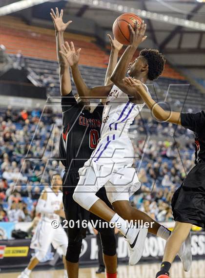 Thumbnail 1 in Garfield vs Cleveland (WIAA 3A Quarterfinal) photogallery.