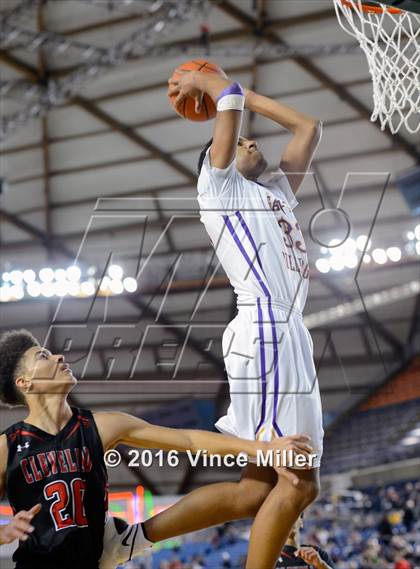Thumbnail 3 in Garfield vs Cleveland (WIAA 3A Quarterfinal) photogallery.