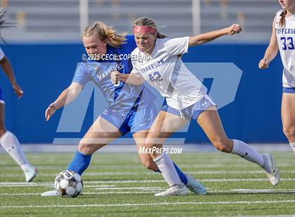Thumbnail 1 in Oconee County vs. Jefferson (GHSA 3A Championship) photogallery.