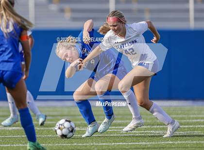 Thumbnail 1 in Oconee County vs. Jefferson (GHSA 3A Championship) photogallery.