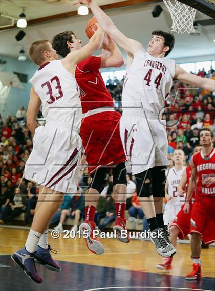 Thumbnail 1 in Cranberry Area vs. Redbank Valley (District IX AA Championship) photogallery.