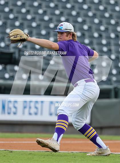 Thumbnail 3 in Shiner vs. Garrison (UIL 2A Baseball Semifinal) photogallery.