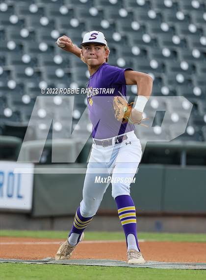 Thumbnail 2 in Shiner vs. Garrison (UIL 2A Baseball Semifinal) photogallery.