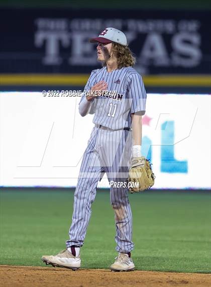 Thumbnail 2 in Shiner vs. Garrison (UIL 2A Baseball Semifinal) photogallery.