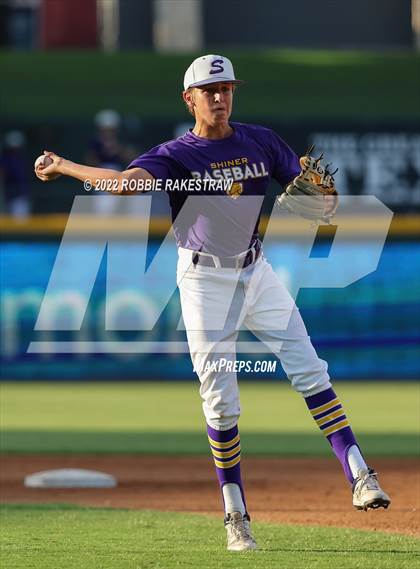 Thumbnail 2 in Shiner vs. Garrison (UIL 2A Baseball Semifinal) photogallery.