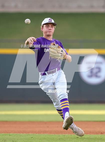 Thumbnail 2 in Shiner vs. Garrison (UIL 2A Baseball Semifinal) photogallery.