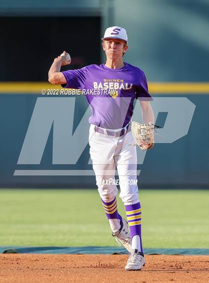 Thumbnail 2 in Shiner vs. Garrison (UIL 2A Baseball Semifinal) photogallery.