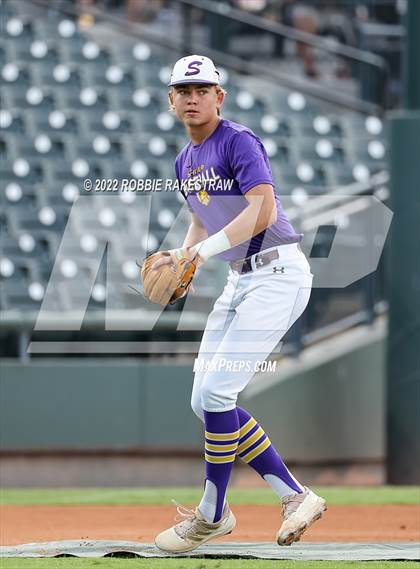 Thumbnail 3 in Shiner vs. Garrison (UIL 2A Baseball Semifinal) photogallery.