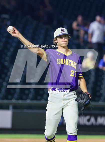 Thumbnail 1 in Shiner vs. Garrison (UIL 2A Baseball Semifinal) photogallery.