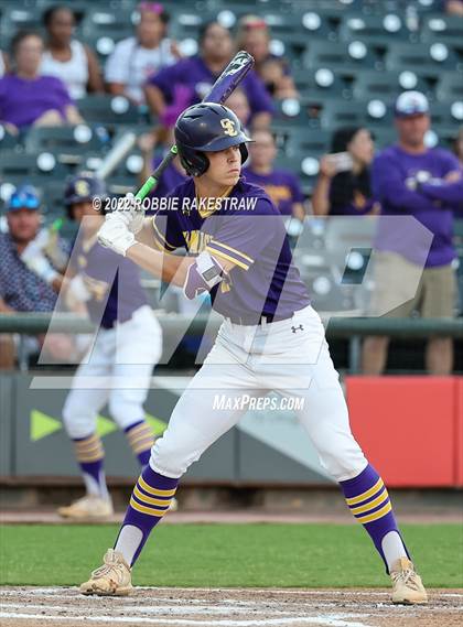 Thumbnail 2 in Shiner vs. Garrison (UIL 2A Baseball Semifinal) photogallery.