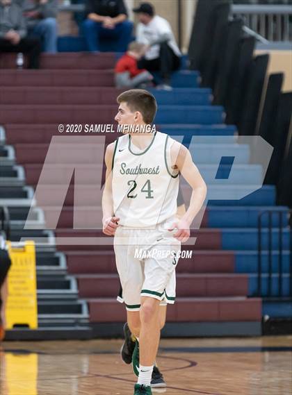 Thumbnail 2 in Lincoln Southwest vs. Lincoln Northeast (HAC Tournament) photogallery.