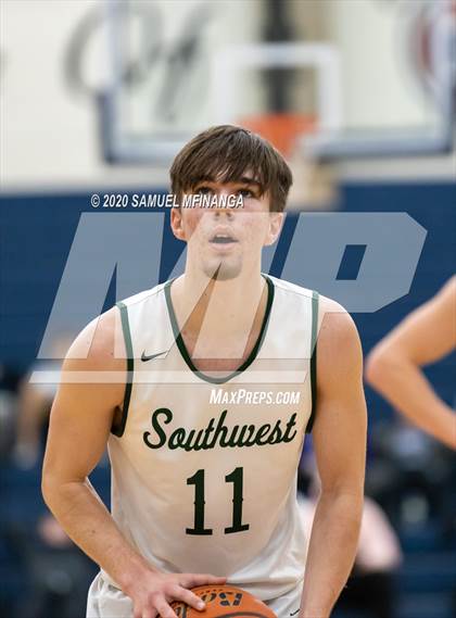 Thumbnail 1 in Lincoln Southwest vs. Lincoln Northeast (HAC Tournament) photogallery.