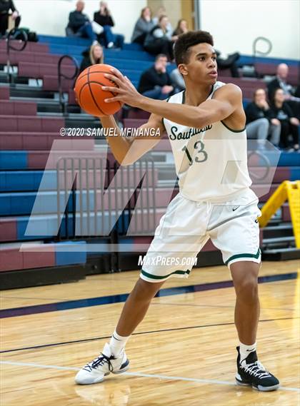 Thumbnail 2 in Lincoln Southwest vs. Lincoln Northeast (HAC Tournament) photogallery.