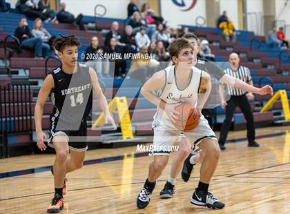 Thumbnail 2 in Lincoln Southwest vs. Lincoln Northeast (HAC Tournament) photogallery.
