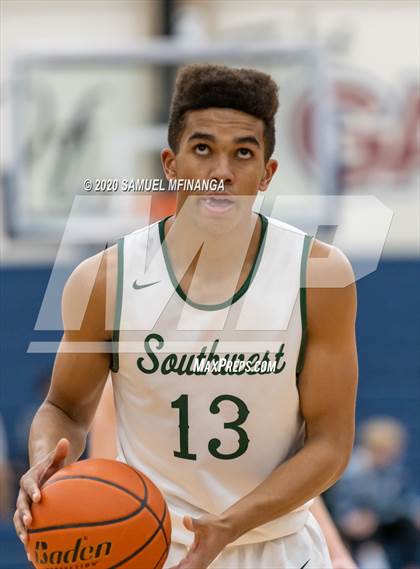 Thumbnail 1 in Lincoln Southwest vs. Lincoln Northeast (HAC Tournament) photogallery.