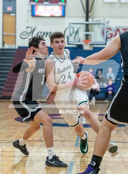 Thumbnail 3 in Lincoln Southwest vs. Lincoln Northeast (HAC Tournament) photogallery.