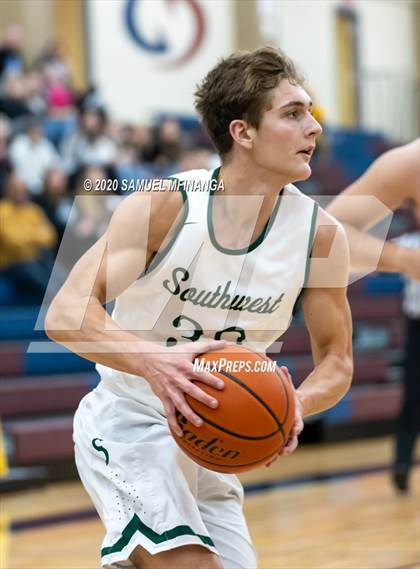 Thumbnail 2 in Lincoln Southwest vs. Lincoln Northeast (HAC Tournament) photogallery.