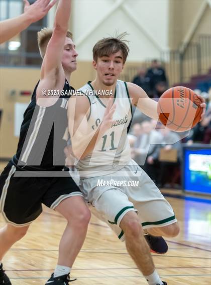 Thumbnail 2 in Lincoln Southwest vs. Lincoln Northeast (HAC Tournament) photogallery.