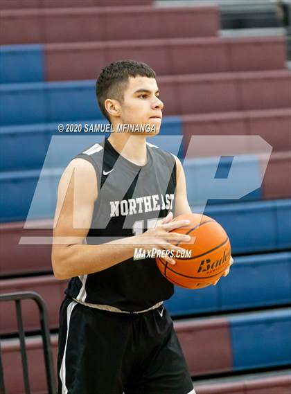 Thumbnail 3 in Lincoln Southwest vs. Lincoln Northeast (HAC Tournament) photogallery.