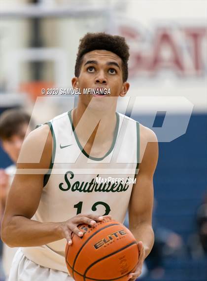 Thumbnail 2 in Lincoln Southwest vs. Lincoln Northeast (HAC Tournament) photogallery.
