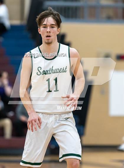 Thumbnail 3 in Lincoln Southwest vs. Lincoln Northeast (HAC Tournament) photogallery.