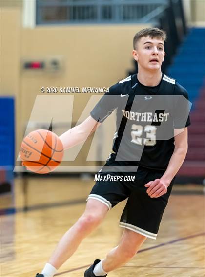 Thumbnail 1 in Lincoln Southwest vs. Lincoln Northeast (HAC Tournament) photogallery.