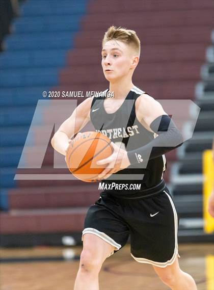 Thumbnail 1 in Lincoln Southwest vs. Lincoln Northeast (HAC Tournament) photogallery.