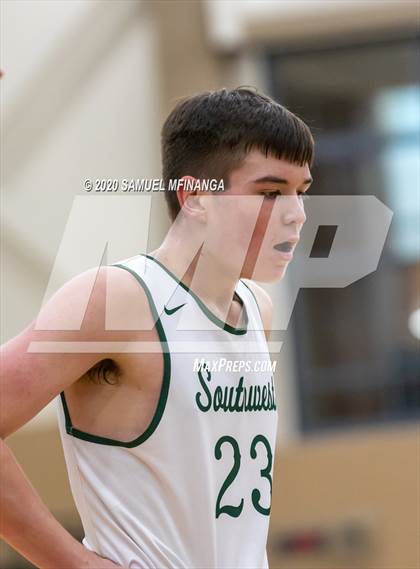 Thumbnail 3 in Lincoln Southwest vs. Lincoln Northeast (HAC Tournament) photogallery.