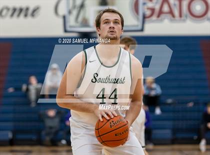 Thumbnail 1 in Lincoln Southwest vs. Lincoln Northeast (HAC Tournament) photogallery.