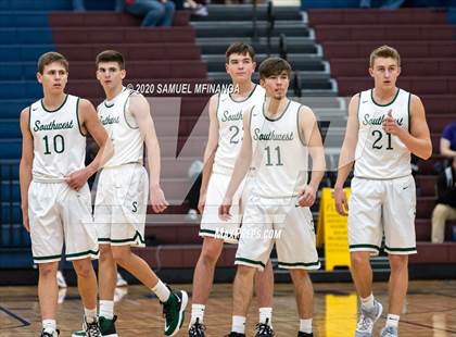 Thumbnail 2 in Lincoln Southwest vs. Lincoln Northeast (HAC Tournament) photogallery.