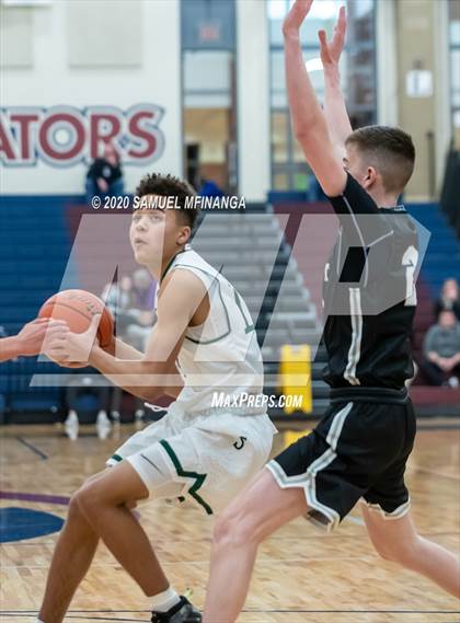 Thumbnail 2 in Lincoln Southwest vs. Lincoln Northeast (HAC Tournament) photogallery.