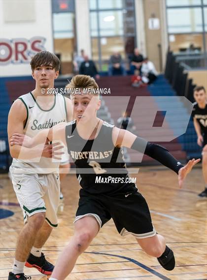 Thumbnail 1 in Lincoln Southwest vs. Lincoln Northeast (HAC Tournament) photogallery.