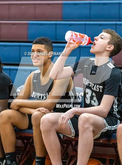 Thumbnail 3 in Lincoln Southwest vs. Lincoln Northeast (HAC Tournament) photogallery.