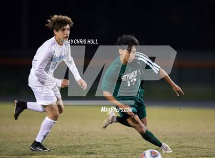 Thumbnail 1 in Osceola vs. Seminole (preseason tournament) photogallery.