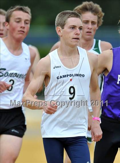 Thumbnail 2 in CIF NCS Masters Track & Field Championships (Boys 1600 and 3200) photogallery.