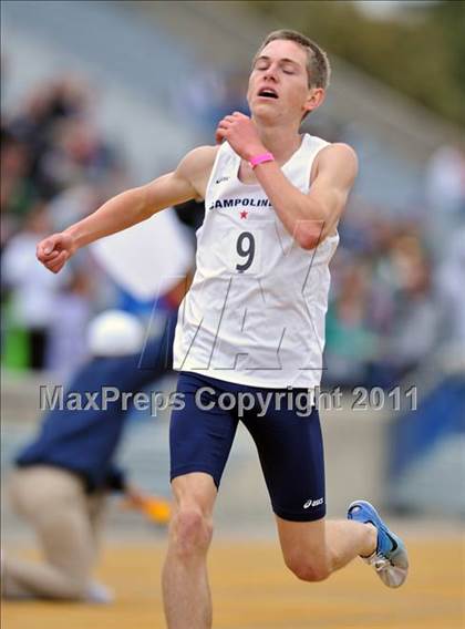 Thumbnail 3 in CIF NCS Masters Track & Field Championships (Boys 1600 and 3200) photogallery.