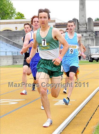 Thumbnail 1 in CIF NCS Masters Track & Field Championships (Boys 1600 and 3200) photogallery.