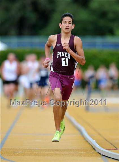 Thumbnail 2 in CIF NCS Masters Track & Field Championships (Boys 1600 and 3200) photogallery.