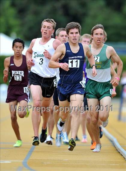 Thumbnail 3 in CIF NCS Masters Track & Field Championships (Boys 1600 and 3200) photogallery.